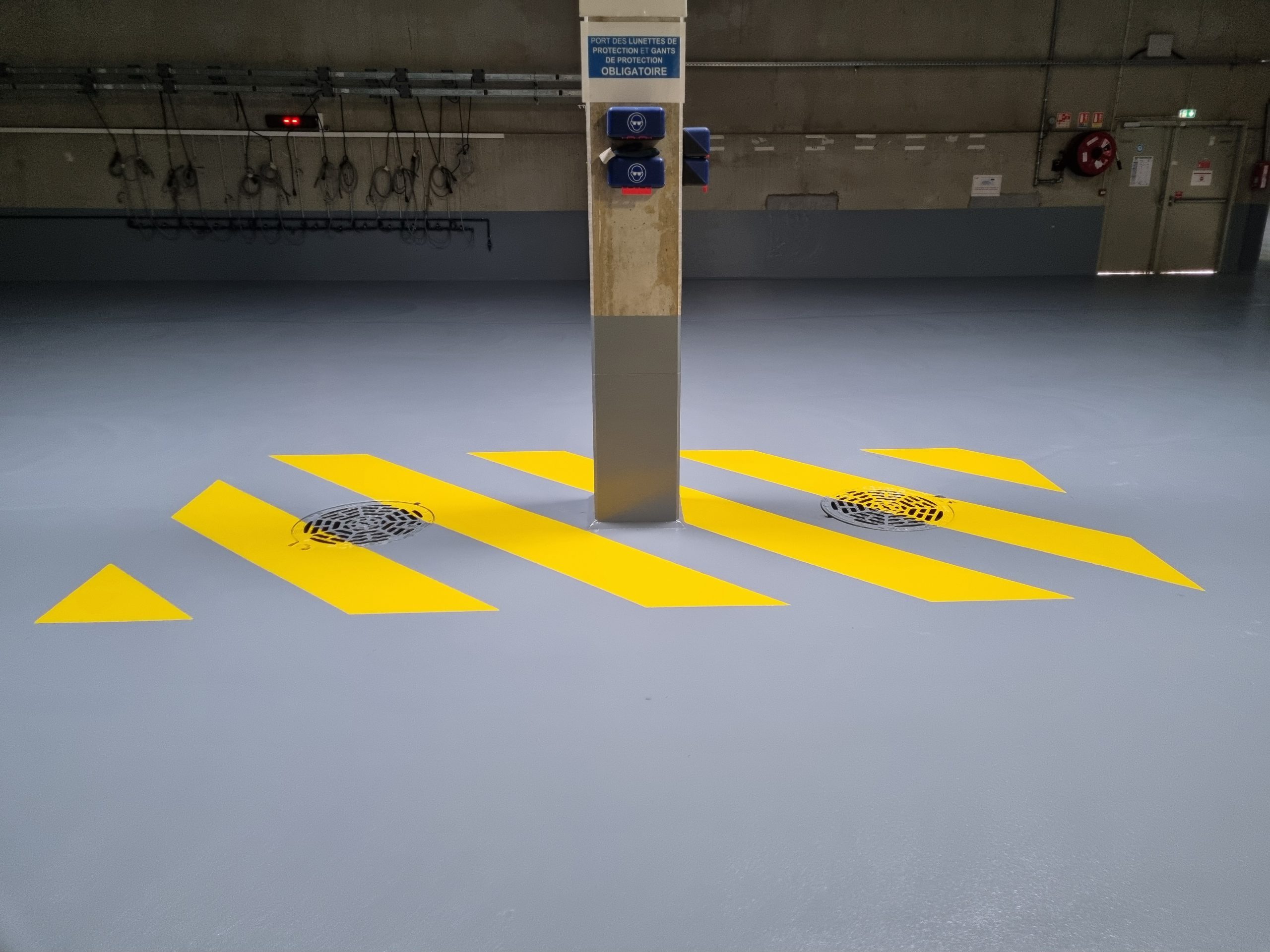 Local de charge en semi lisse